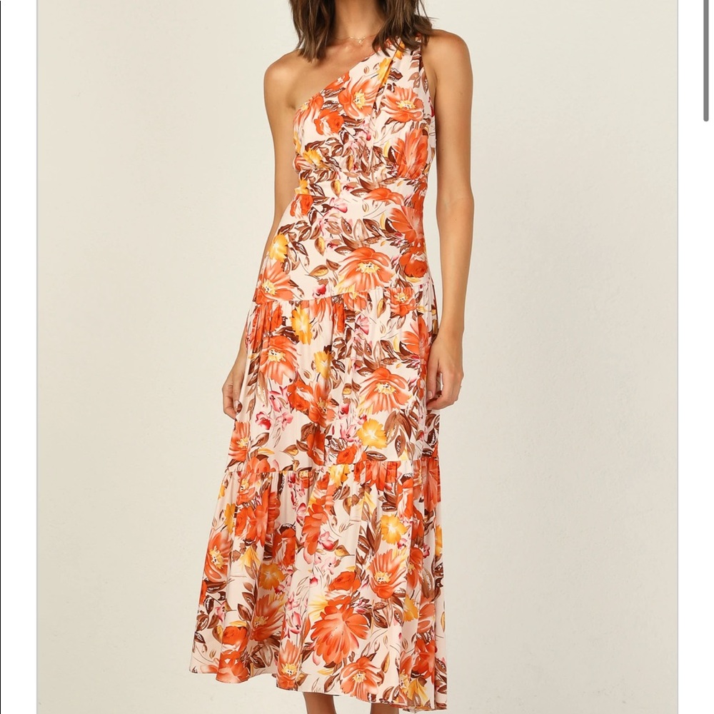 Off one shoulder dress